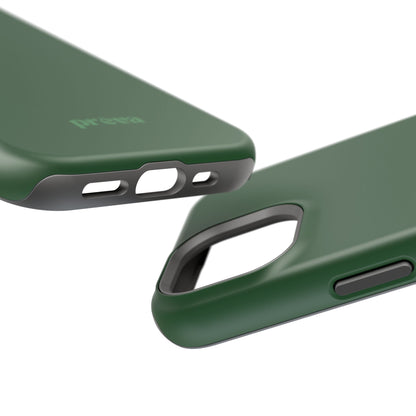 Impact-Resistant Phone Case — Forest Green Slim Armor