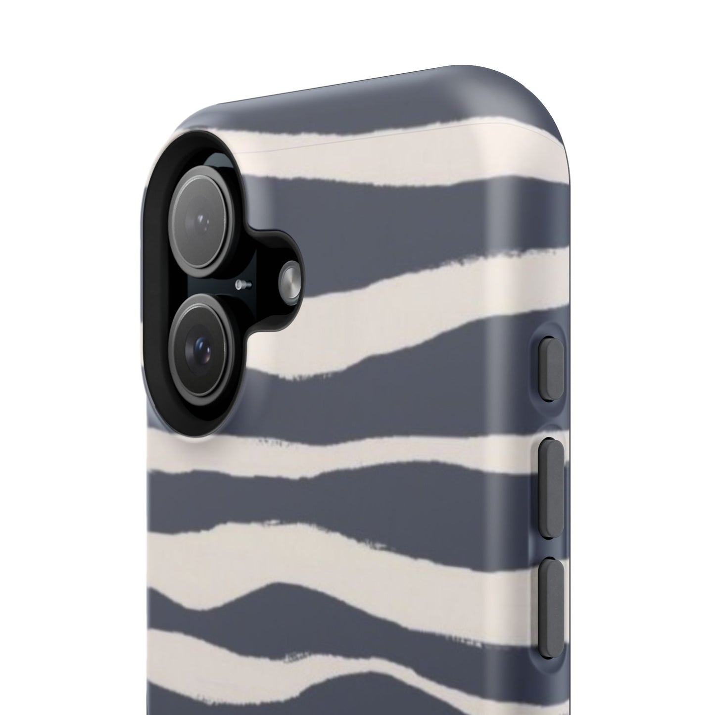 Navy & Cream Zebra Phone Case