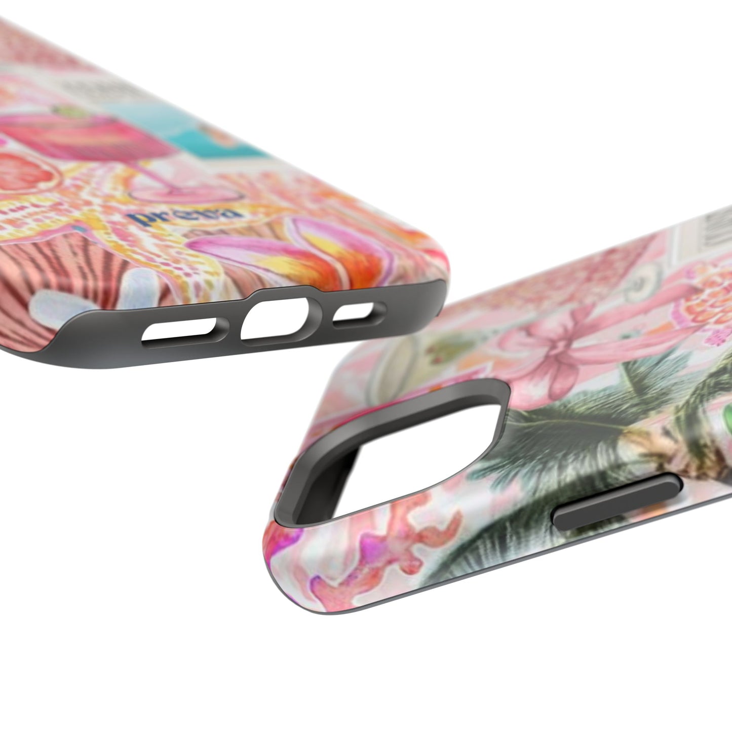 Pink Cocktail Collage Phone Case