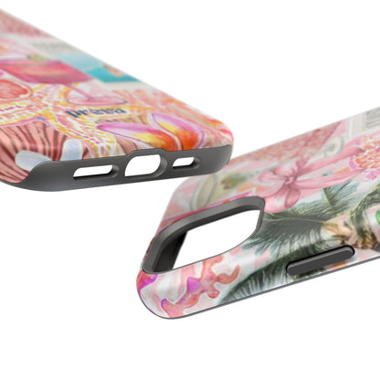 Pink Cocktail Collage Phone Case