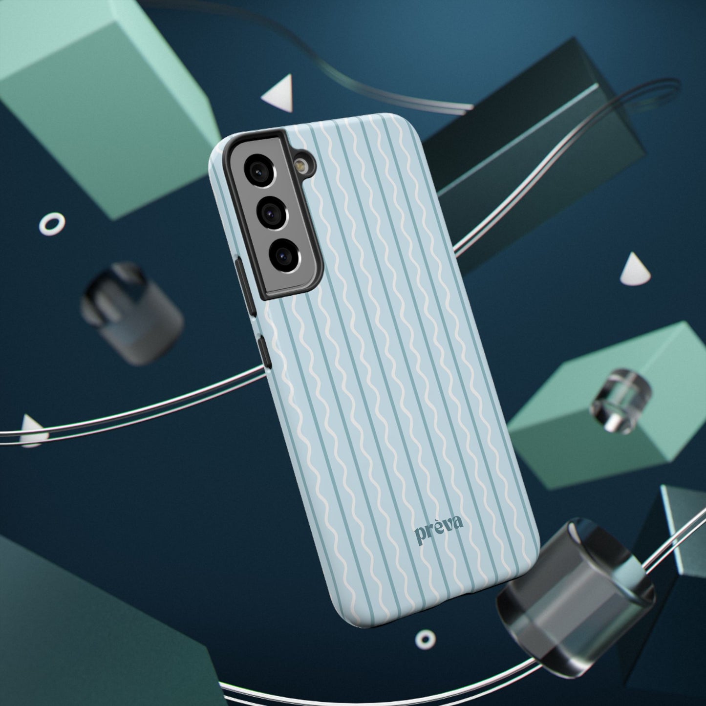 Blue Island Stripes Phone Case
