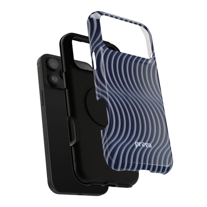 Wavy Navy Phone Case
