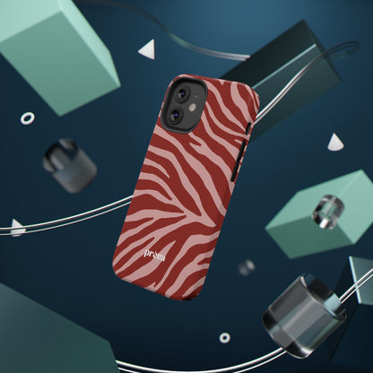 Red Zebra Phone Case