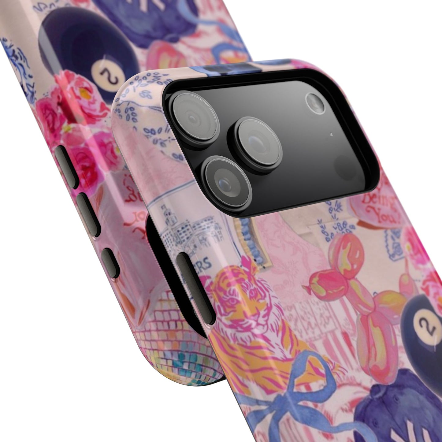 Retro 8 Ball Collage Phone Case