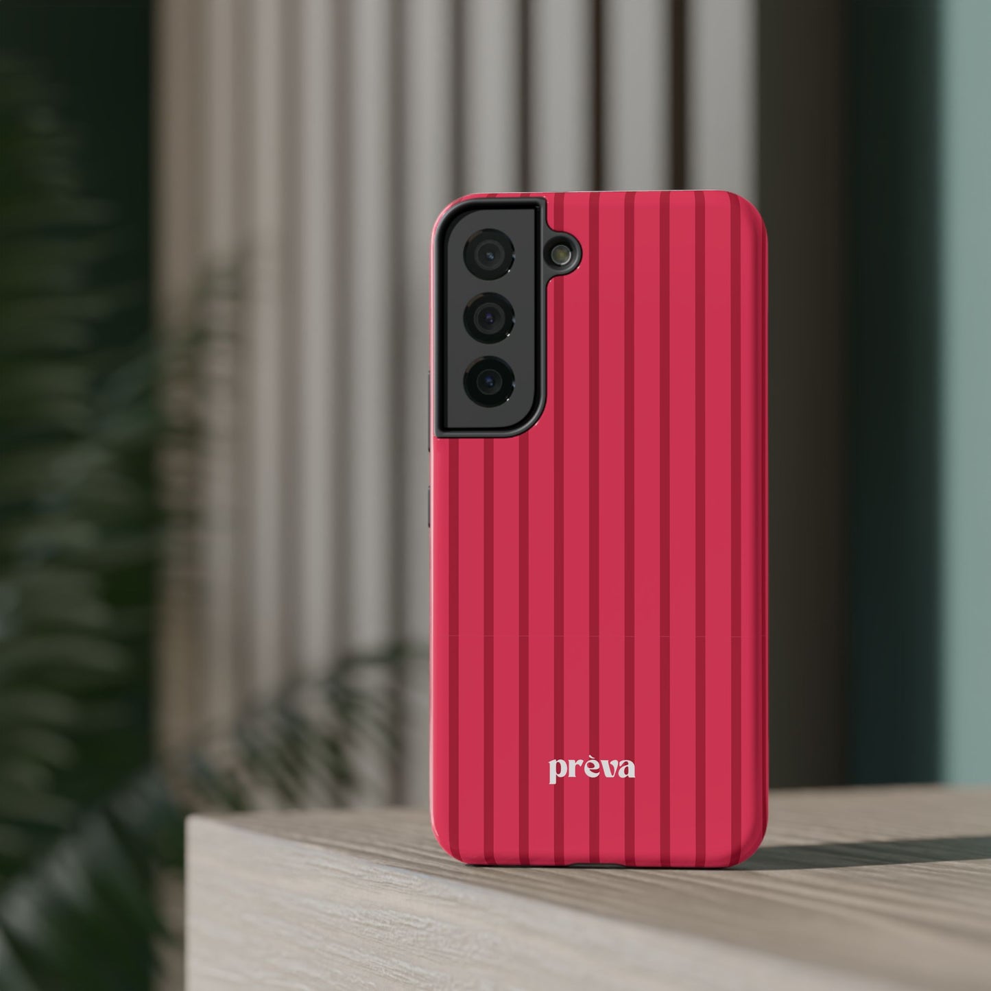 Pinky Red Stripes Phone Case