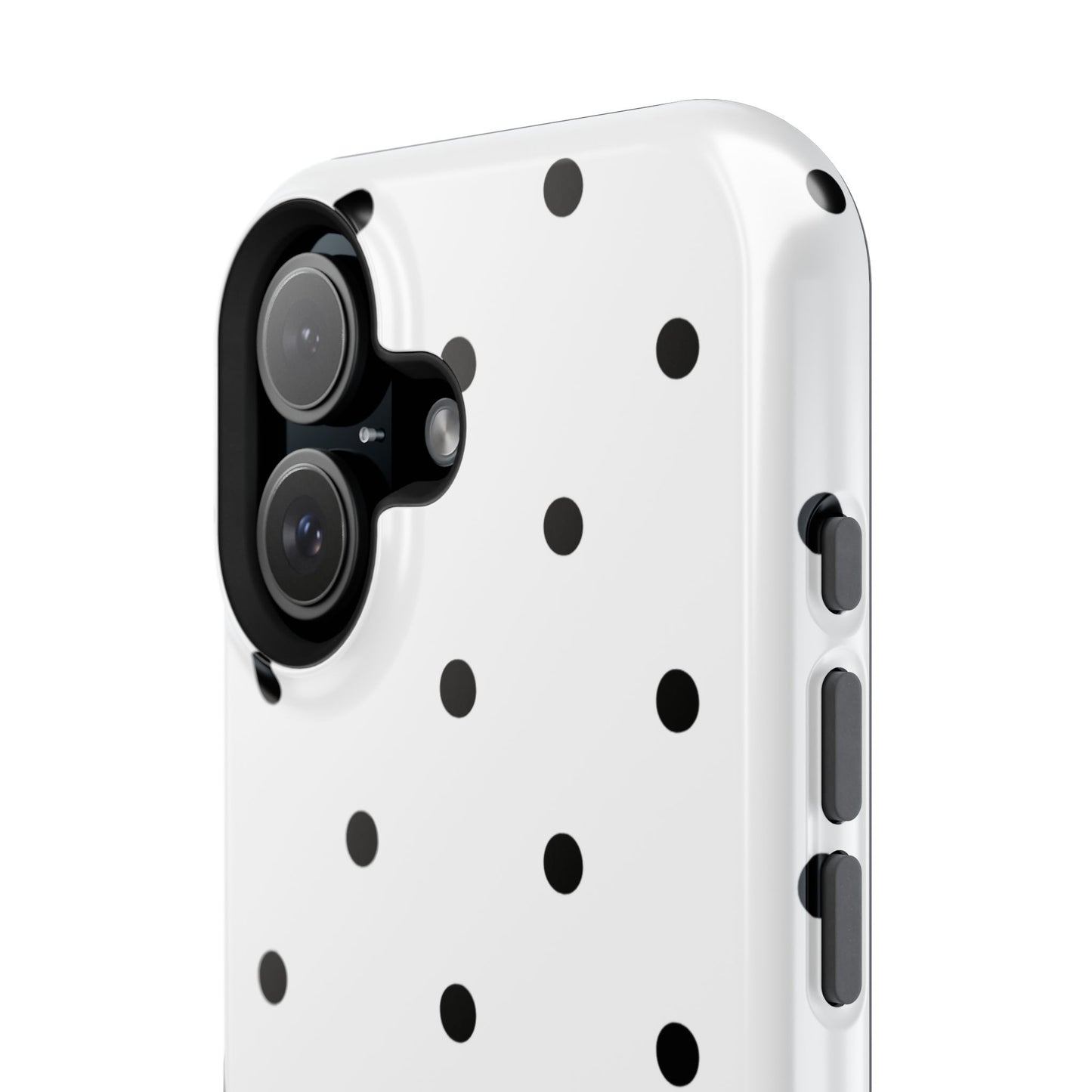 B&W polka dots Phone Case
