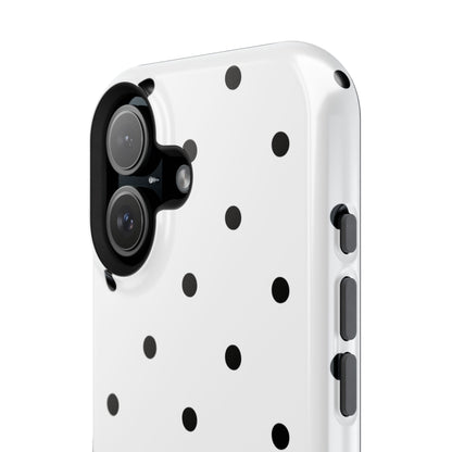 B&W polka dots Phone Case