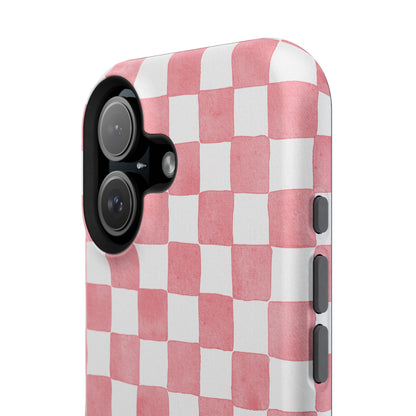 Pink Checkers Phone Case