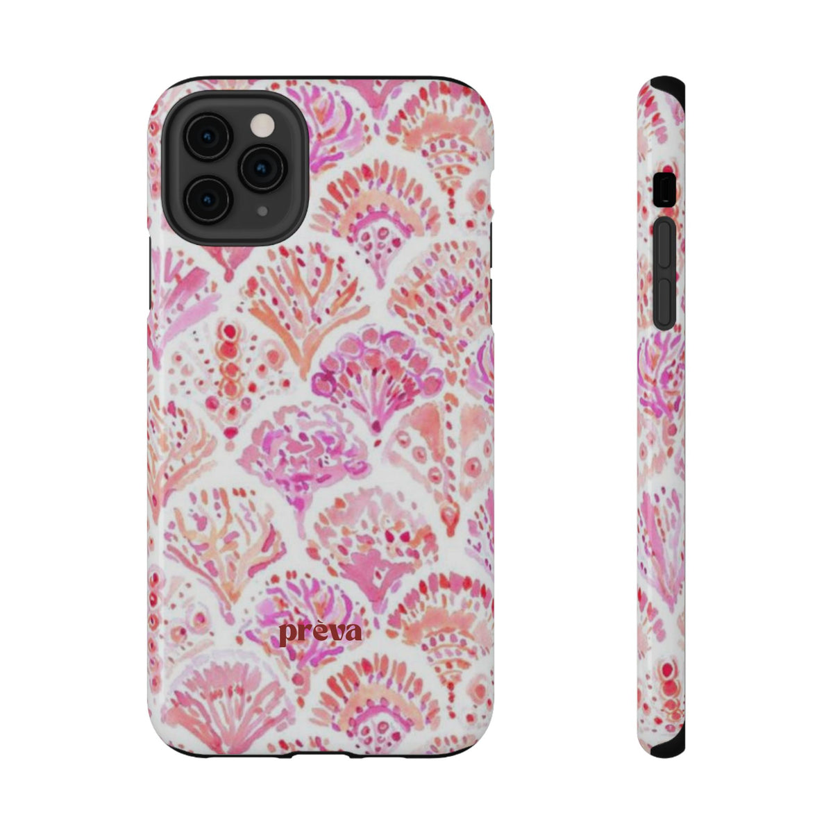 Pink Shell Watercolor Phone Case