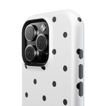 B&W polka dots Phone Case