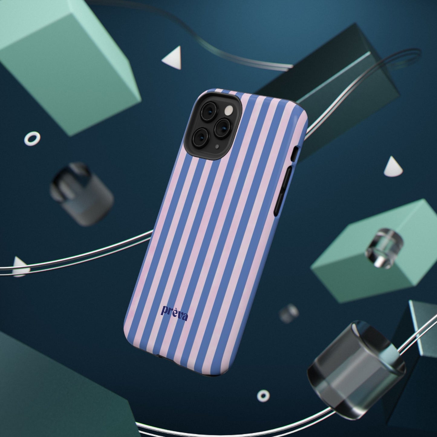 Striped Purple and Pink Phone Case