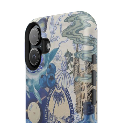 Blue Night Collage Phone Case
