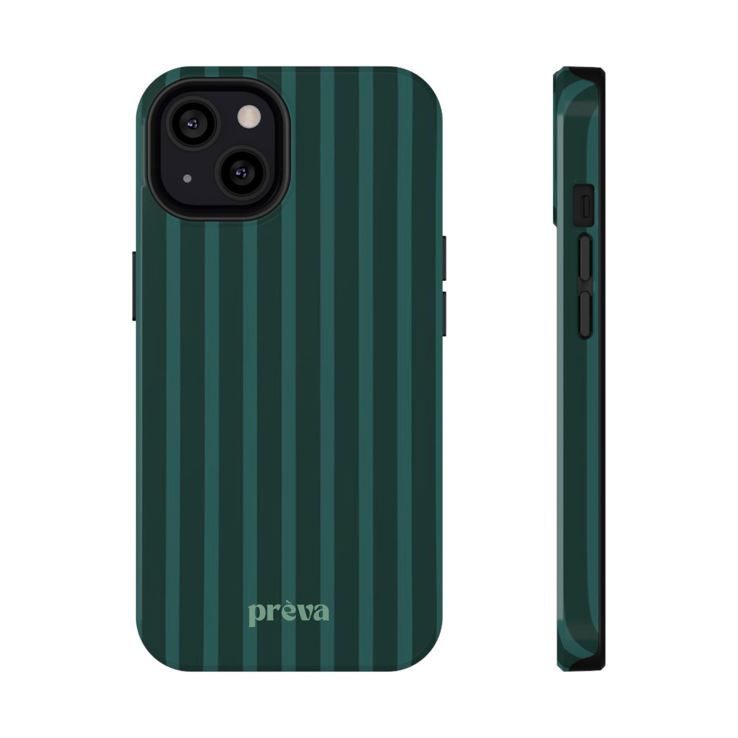Striped Green Phone Case