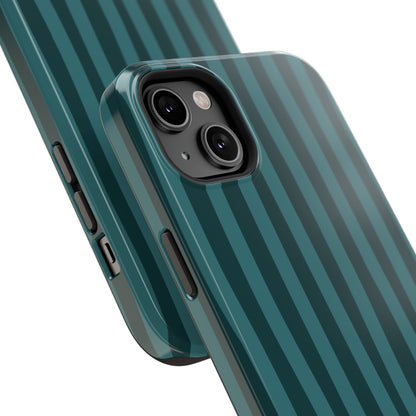 Dark Stripes Turquoise Phone Case