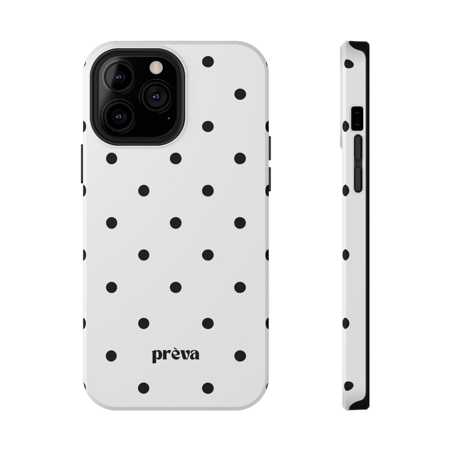 B&W polka dots Phone Case