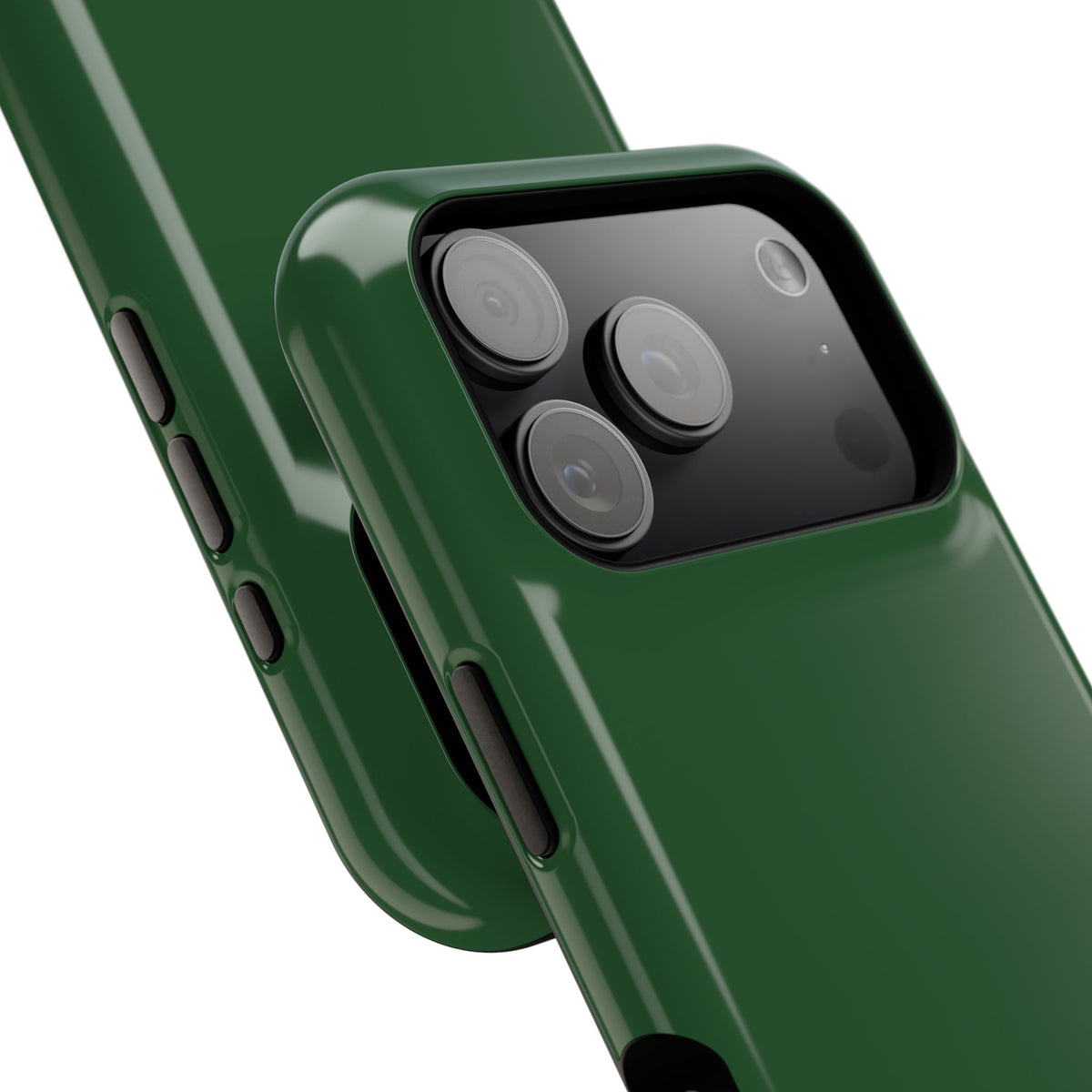 Impact-Resistant Phone Case — Forest Green Slim Armor