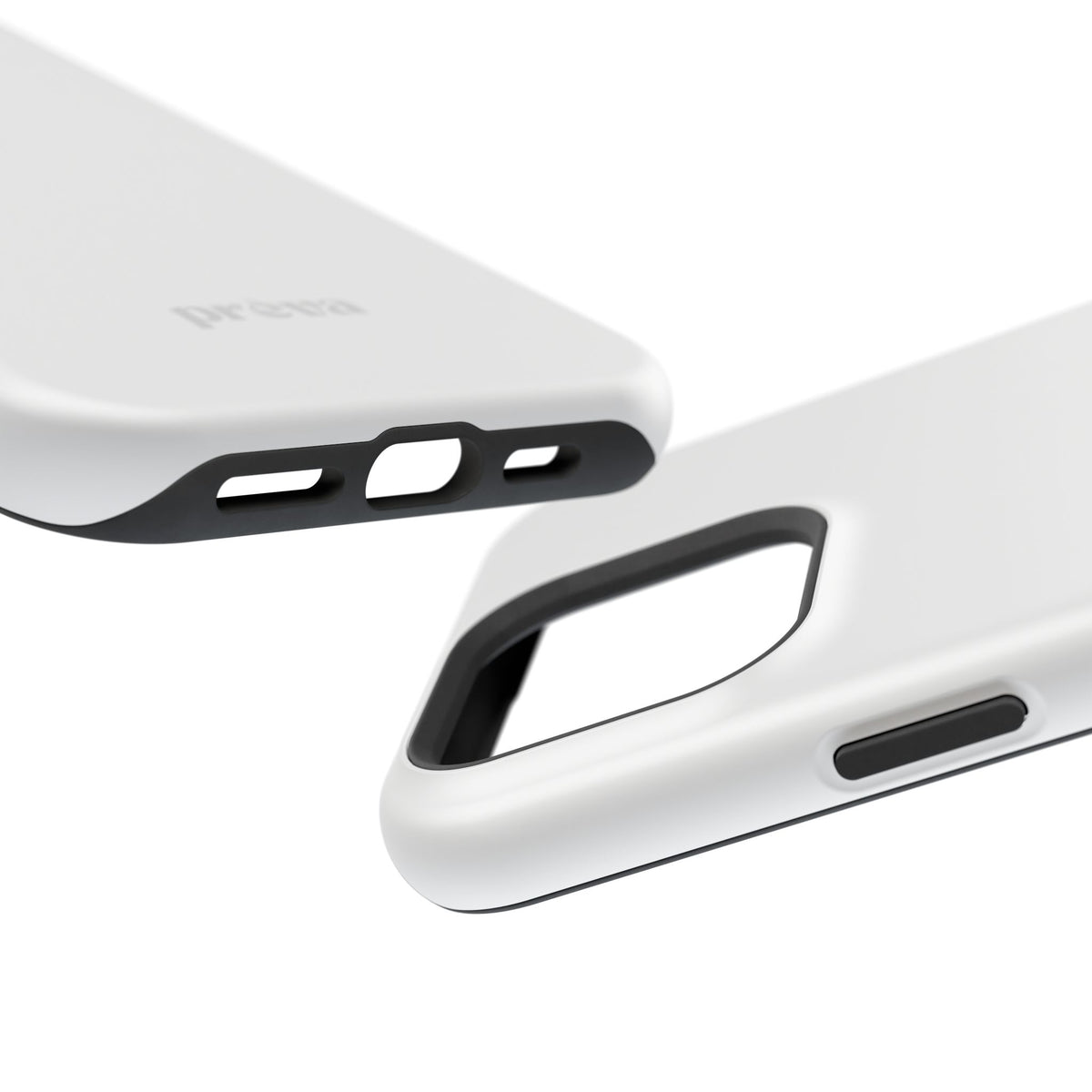 White & Grey Phone Case