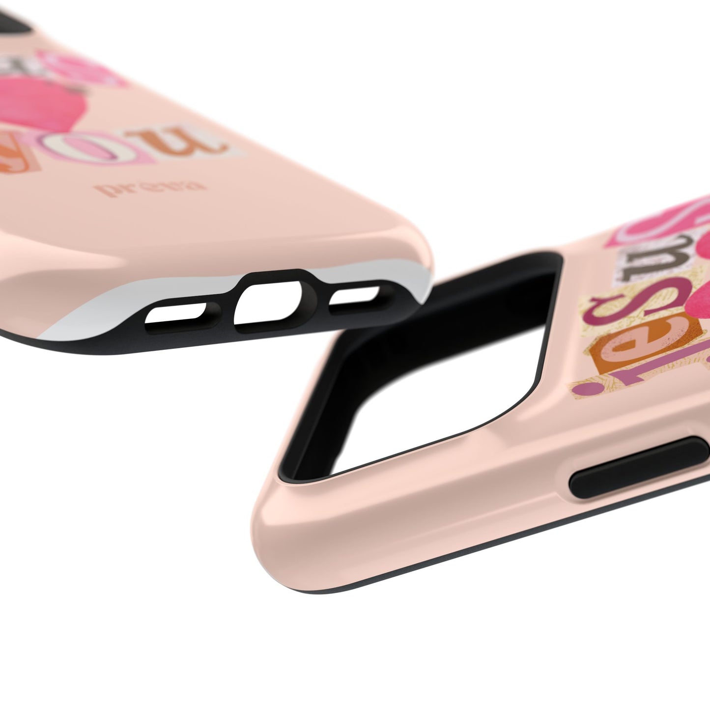 Pink Jesus Loves You Phone Case