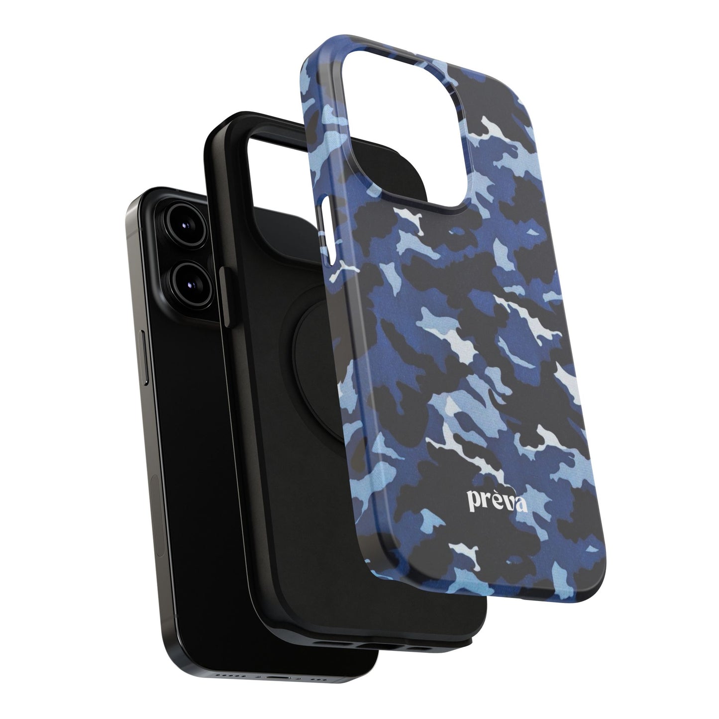 Blue Camo Phone Case