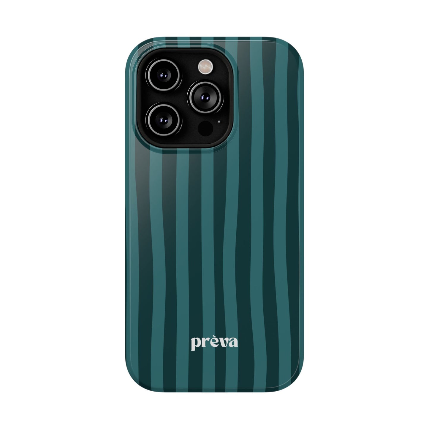 Dark Stripes Turquoise Phone Case