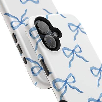 Blue Bow Phone Case
