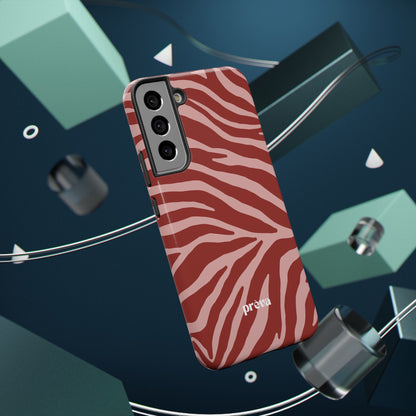 Red Zebra Phone Case