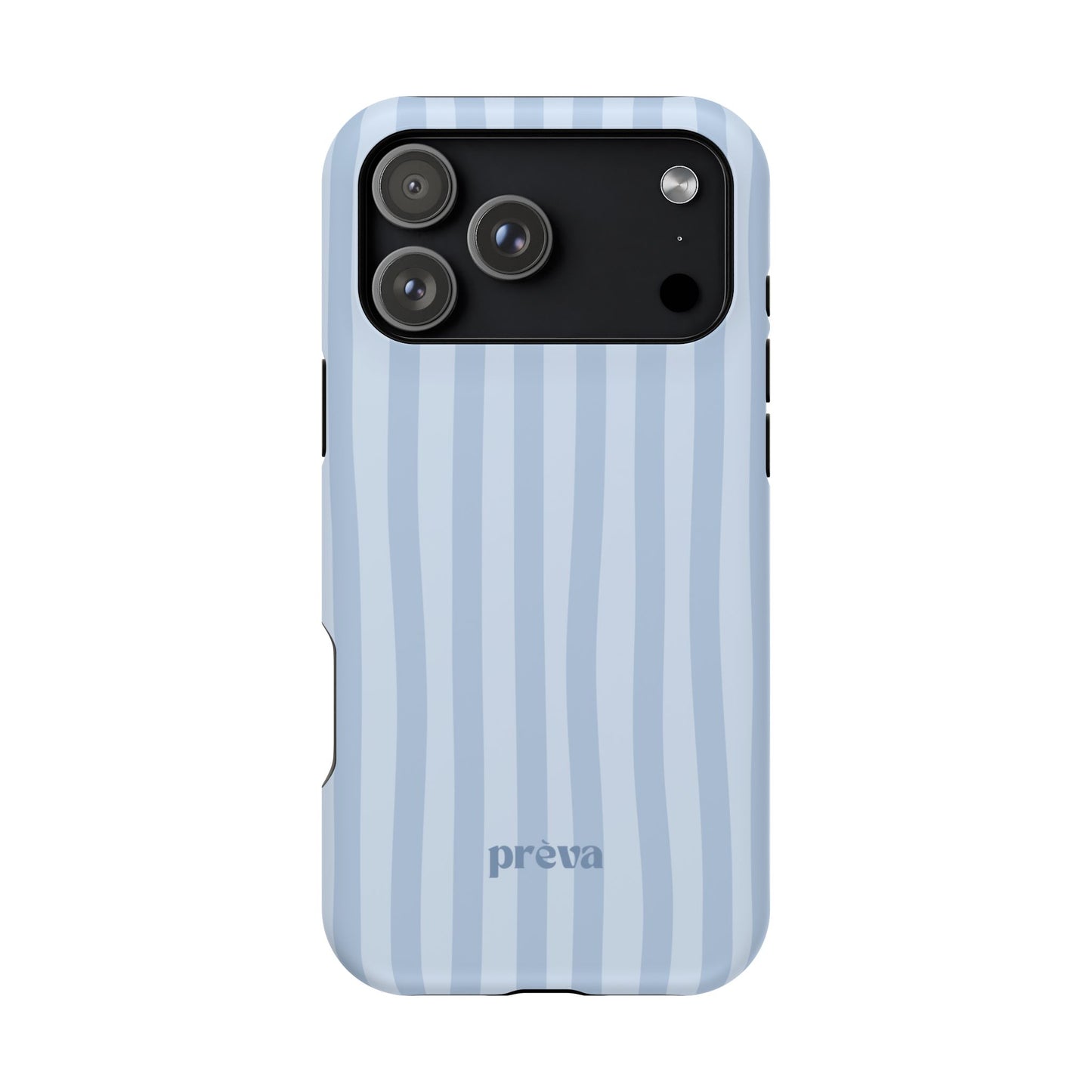 Pastel Blue Stripes Phone Case