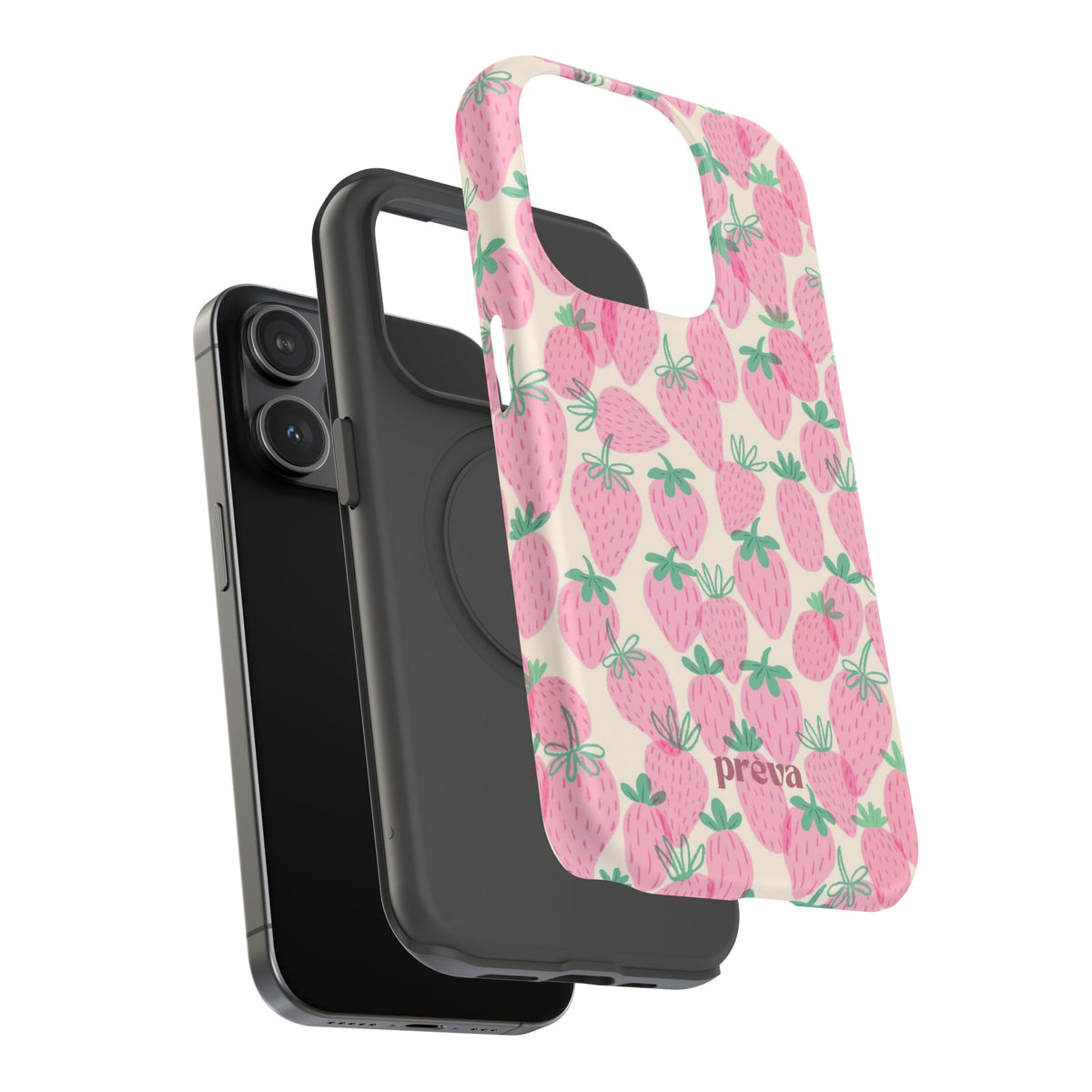 Pink Strawberry Phone Case
