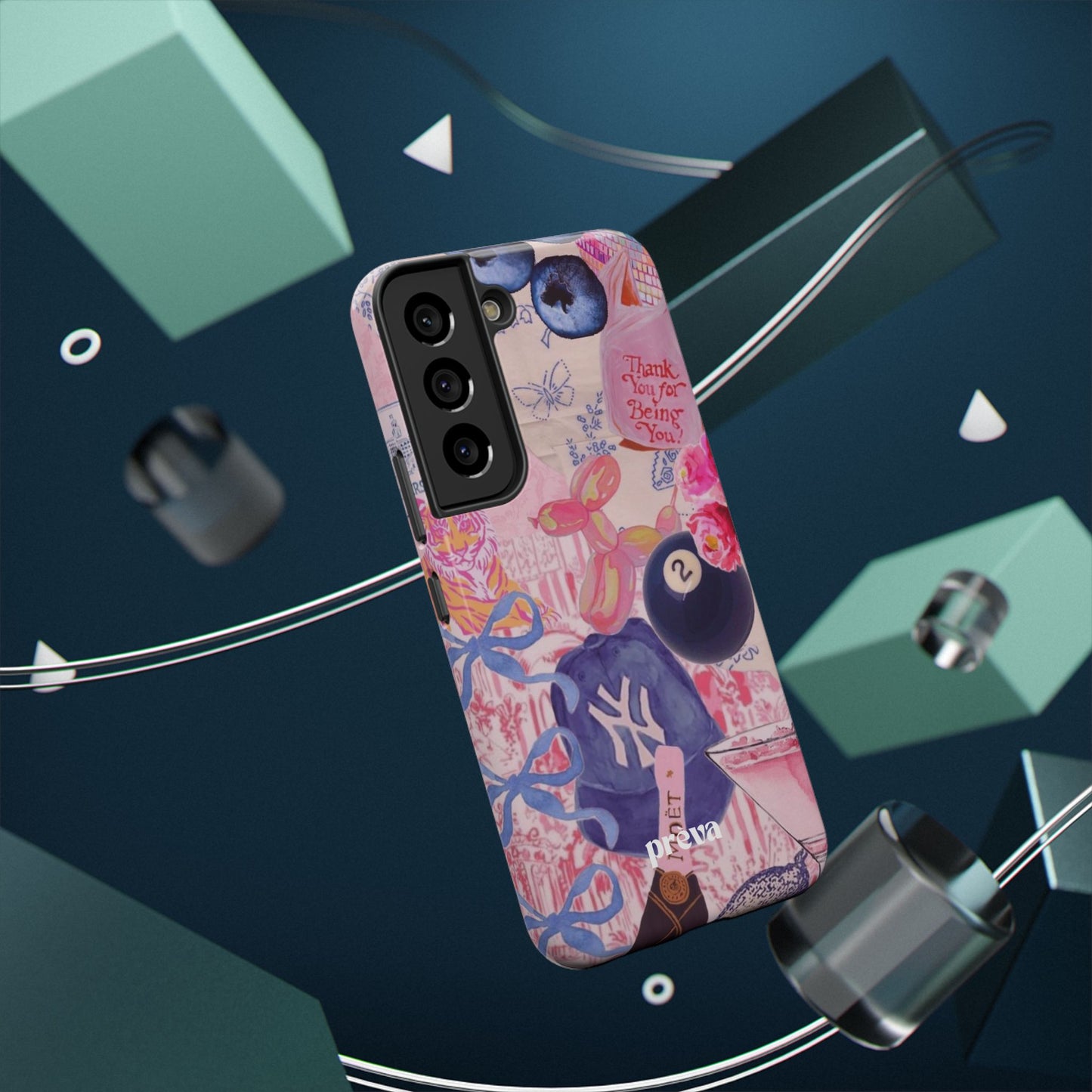 Retro 8 Ball Collage Phone Case