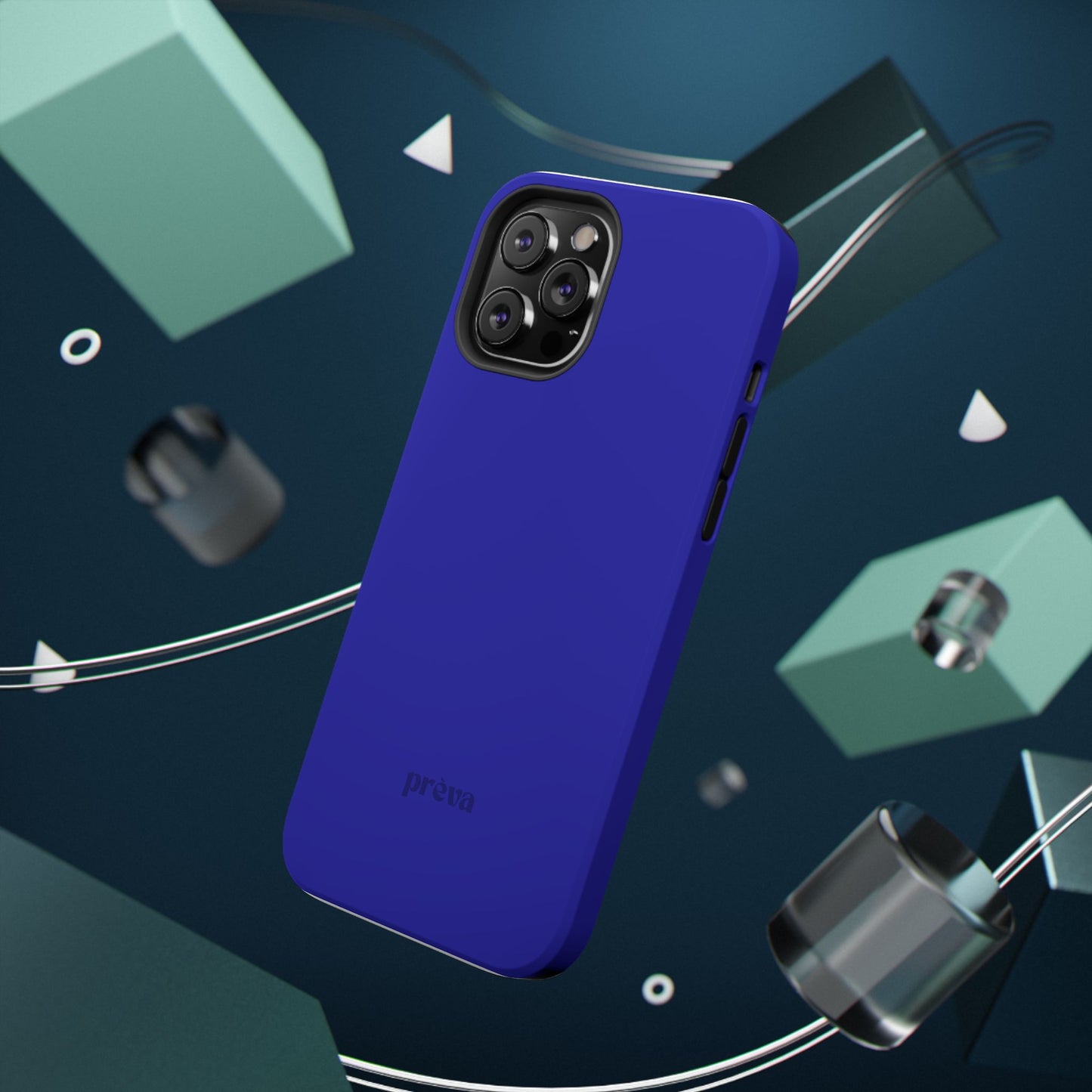 Neon Dark Blue Phone Case