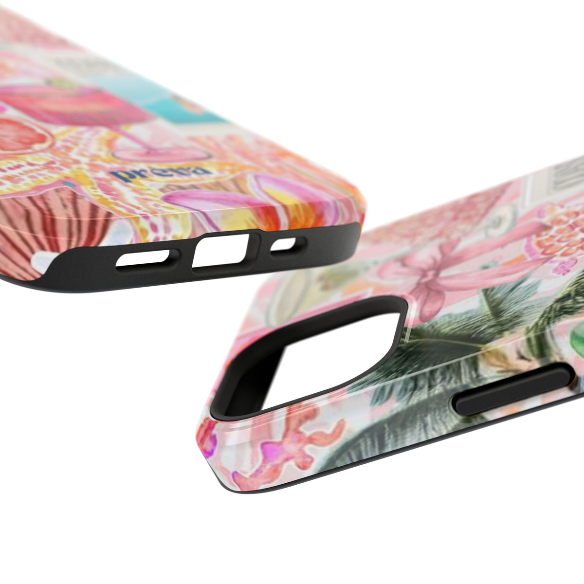 Pink Cocktail Collage Phone Case