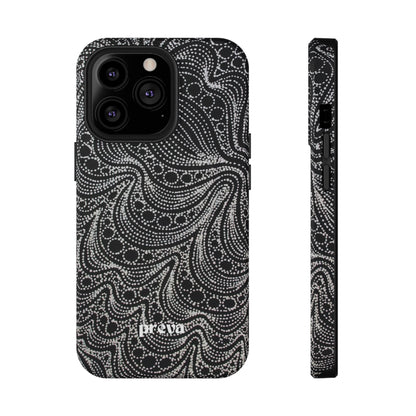 Abstract Midnight Lace Phone Case