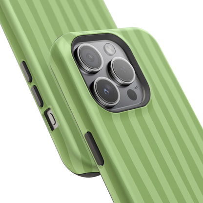 Light Green Stripes Phone Case