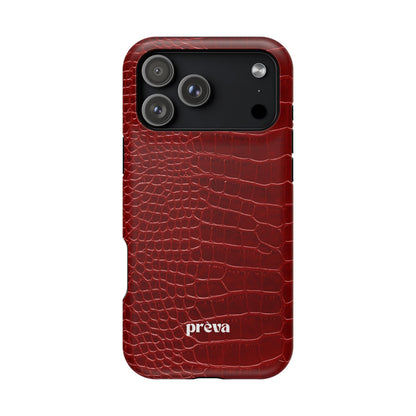 Red Croc Phone Case