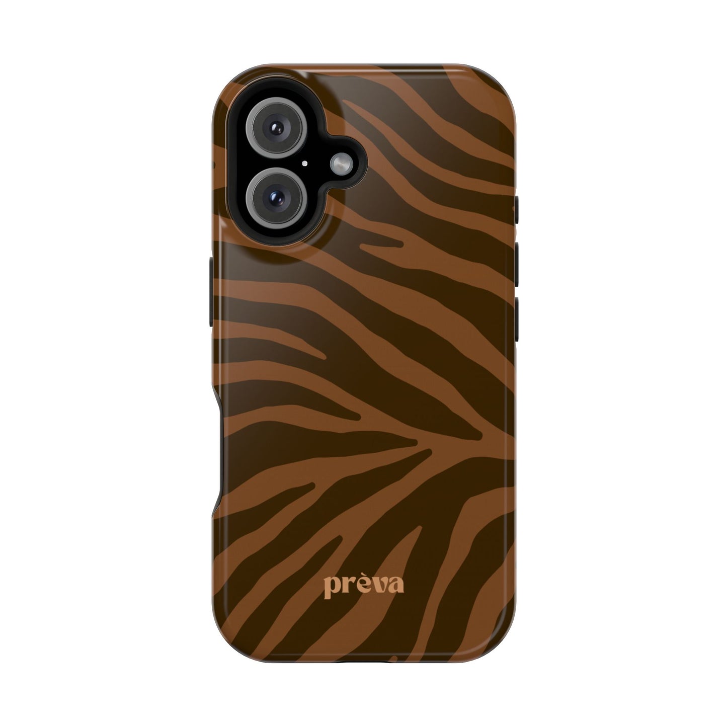 Brown Tiger Stripe Phone Case