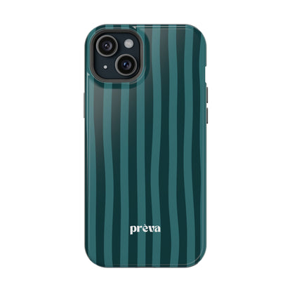 Dark Stripes Turquoise Phone Case
