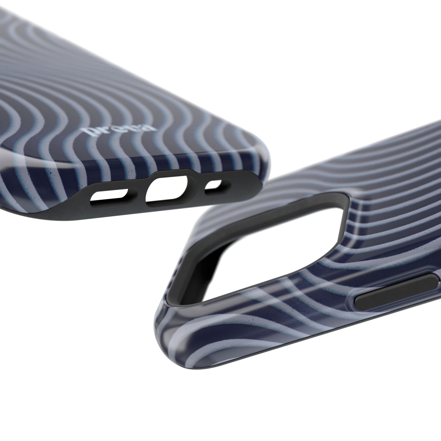 Wavy Navy Phone Case