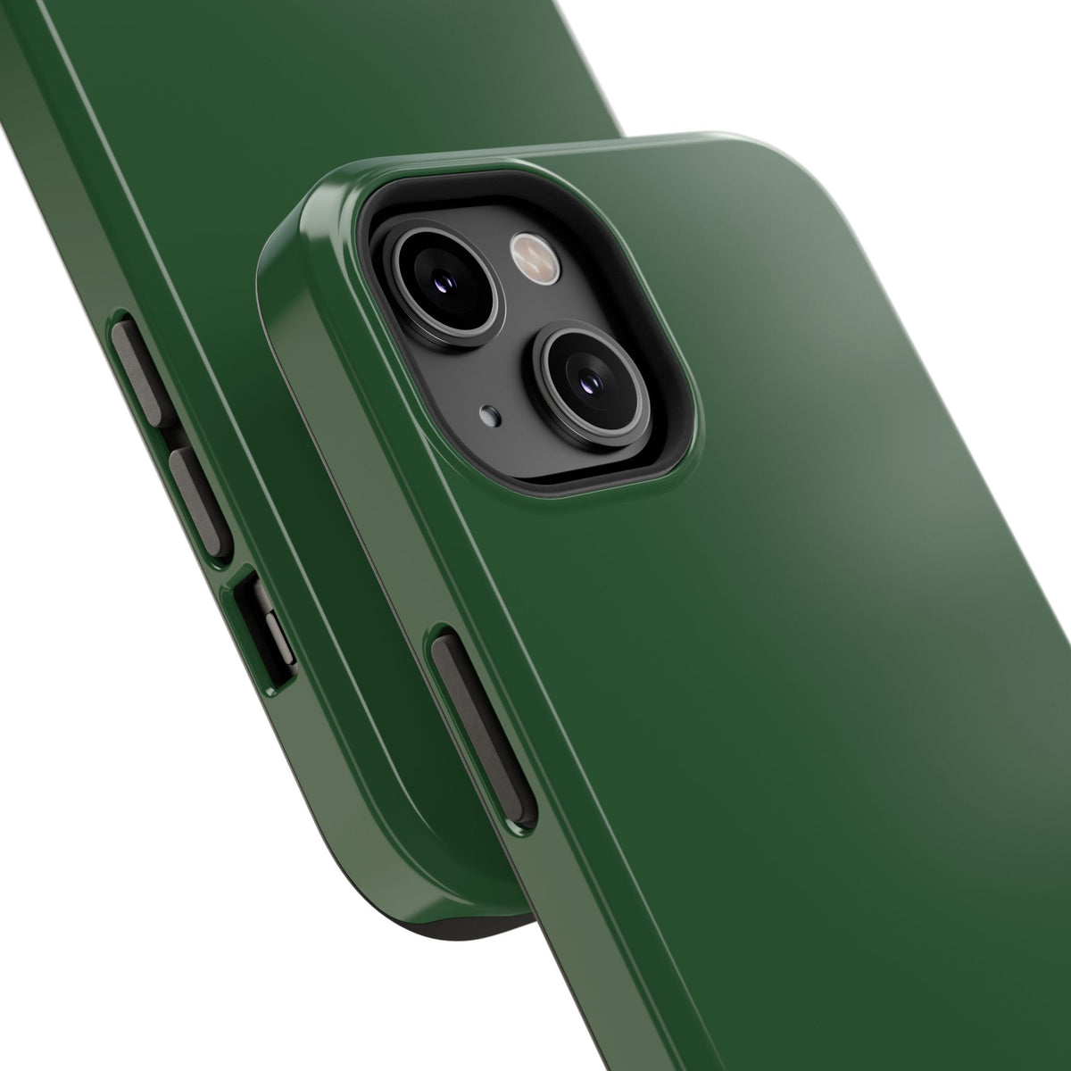 Impact-Resistant Phone Case — Forest Green Slim Armor
