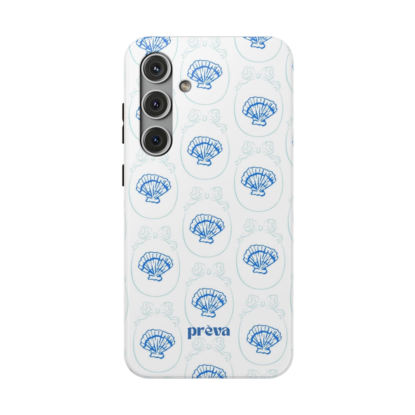 Fancy Teal Shell Phone Case