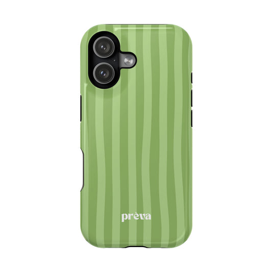 Light Green Stripes Phone Case