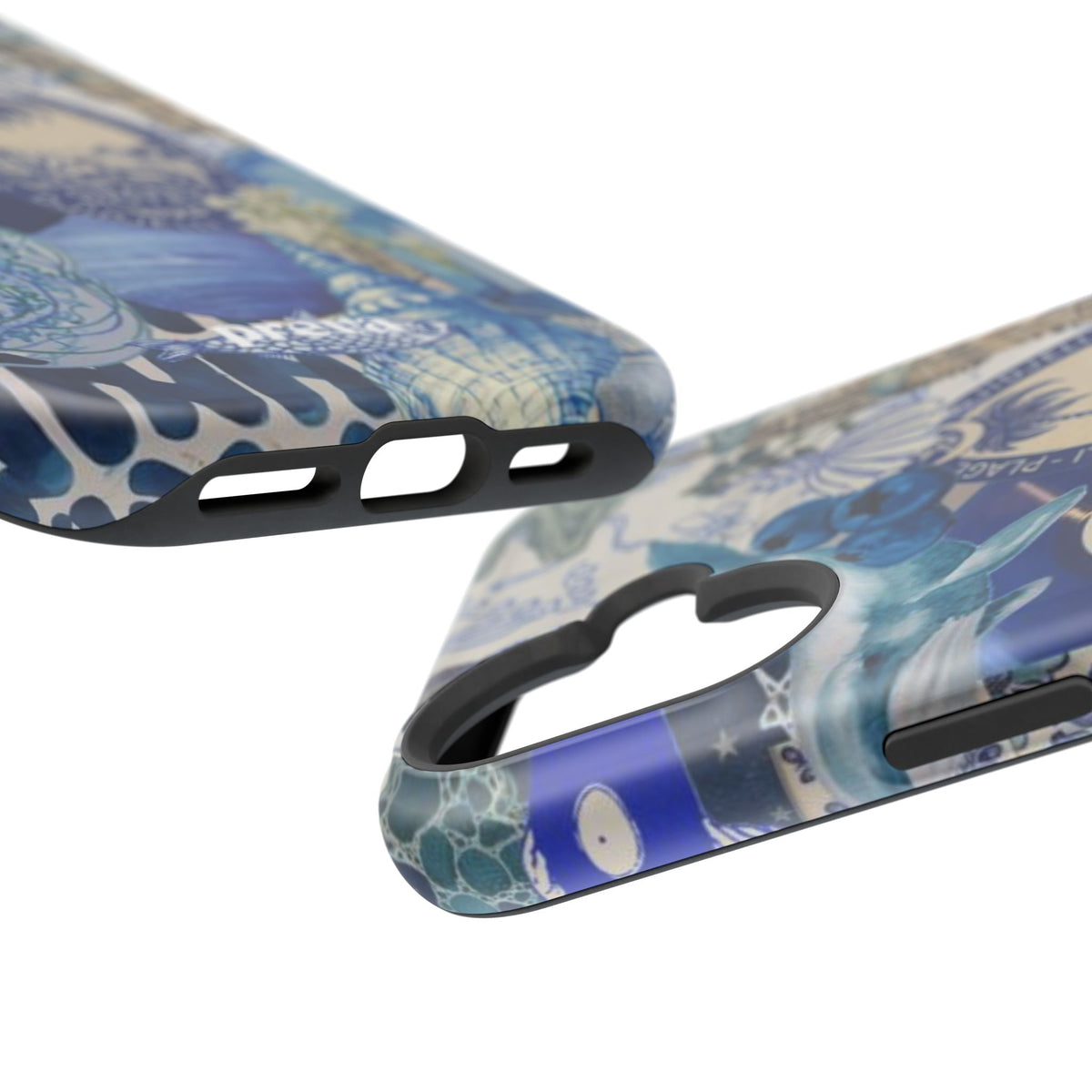 Blue Night Collage Phone Case