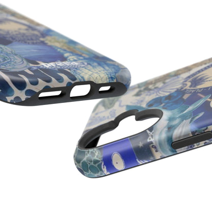 Blue Night Collage Phone Case