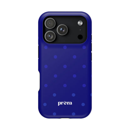 Dark Blue Polka Dots Phone Case
