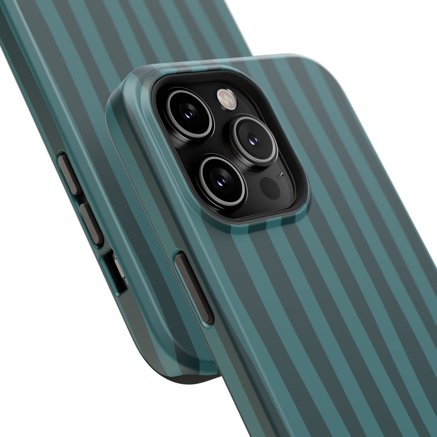Dark Stripes Turquoise Phone Case