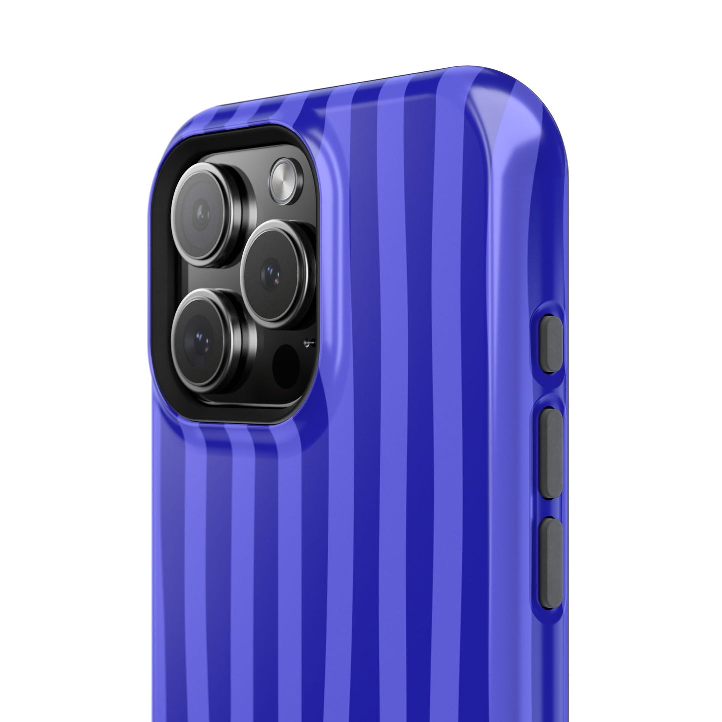 Neon Blue Stripes Phone Case