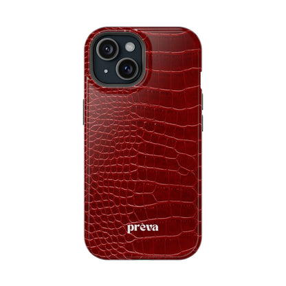 Red Croc Phone Case
