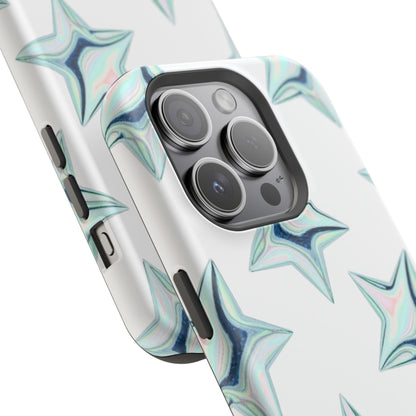 White Starburst Phone Case