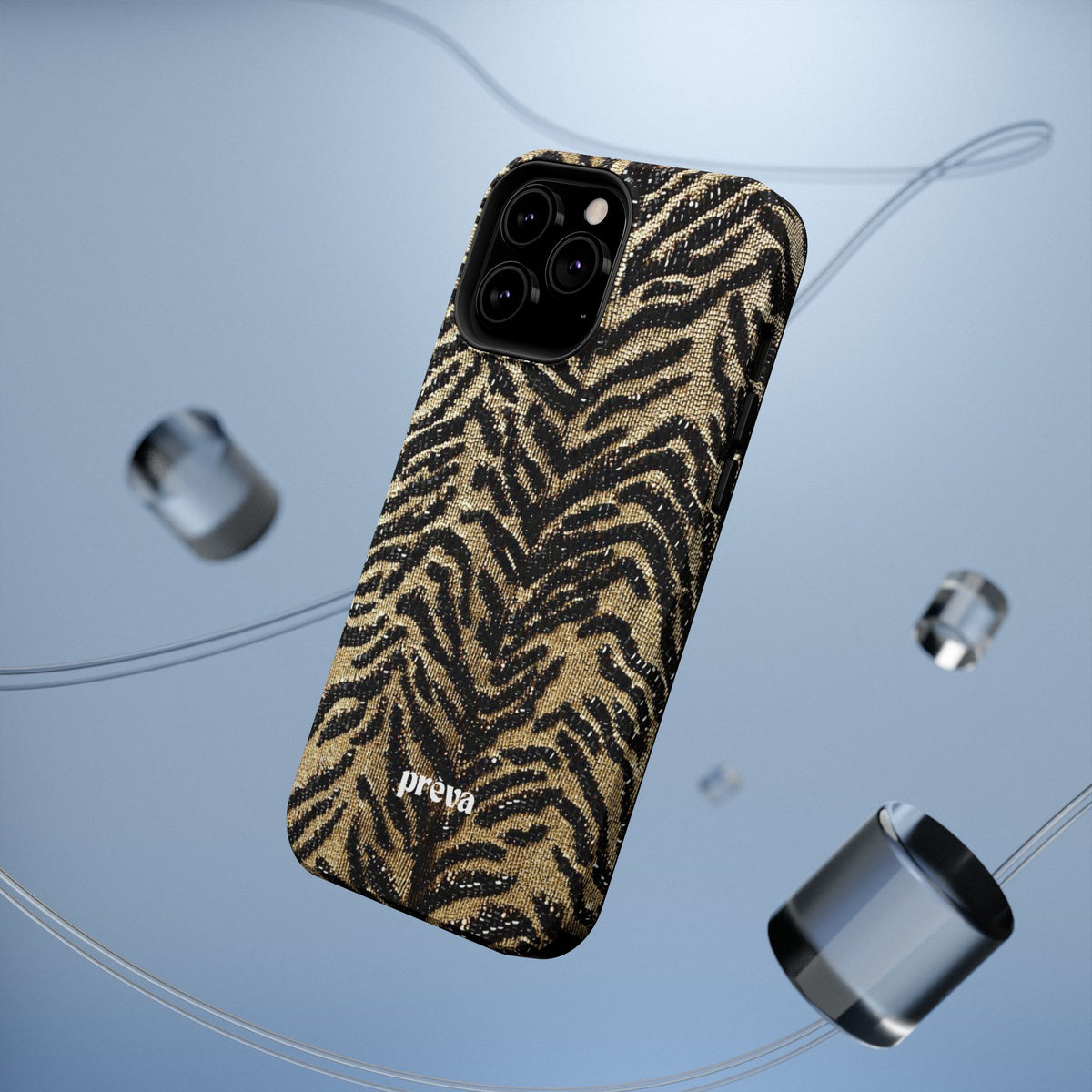 Phone Case — Impact‑Resistant Tiger Print Rug Texture