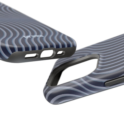 Wavy Navy Phone Case