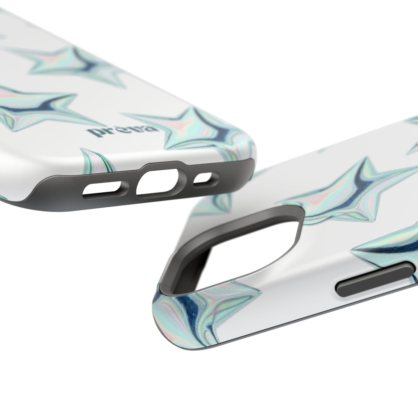 White Starburst Phone Case